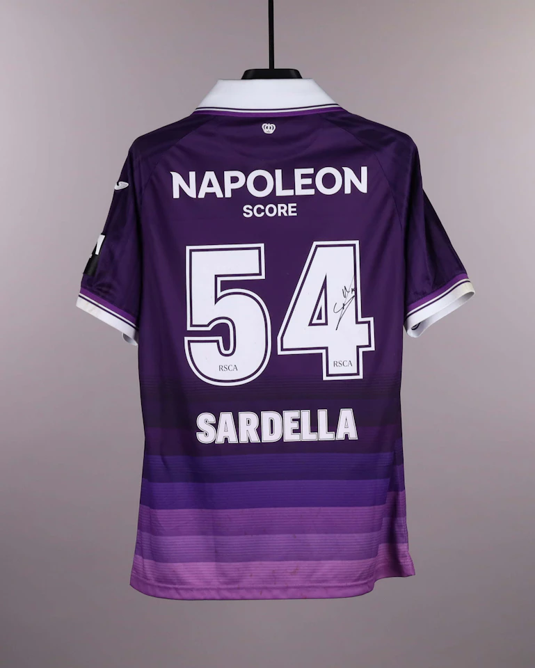 Killian Sardella RSC Anderlecht shirt