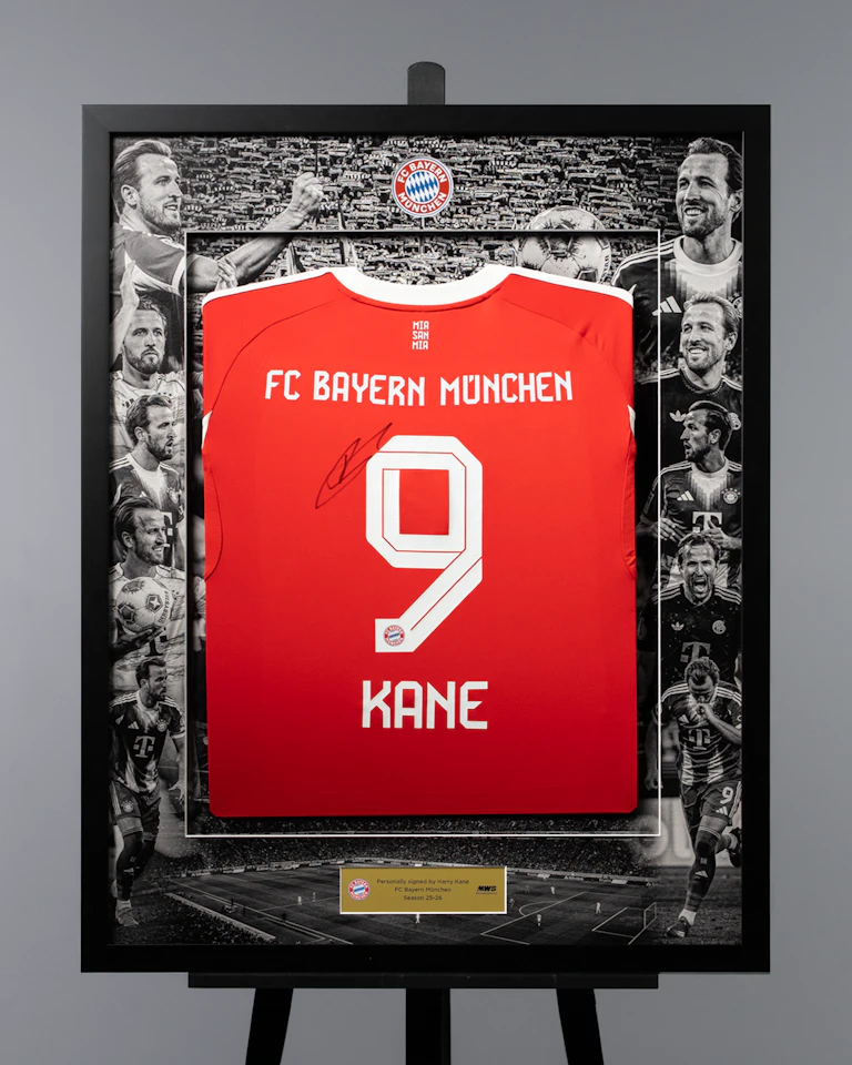 Harry Kane | Limited Edition Framed Signed Home Shirt