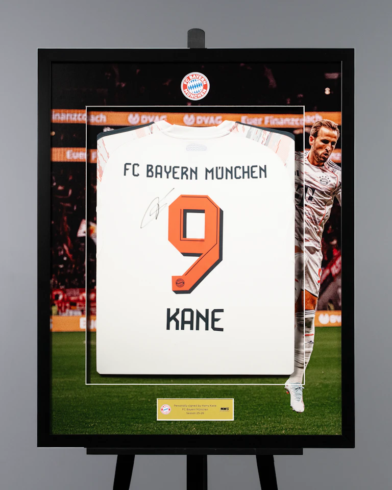 Harry Kane | Limited Edition Framed Signed Away Shirt