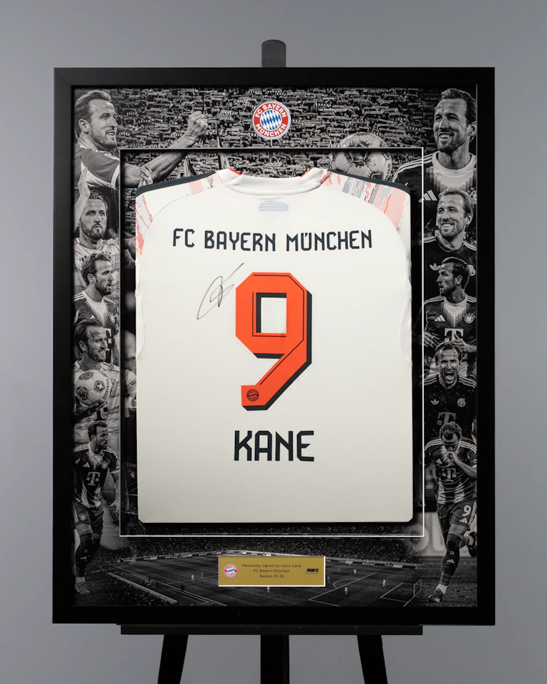 Harry Kane | Limited Edition Framed Signed Away Shirt