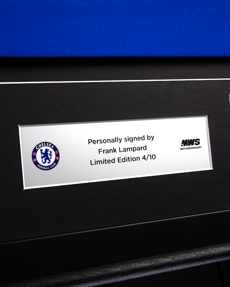 Limited Edition Framed Frank Lampard Shirt - 4