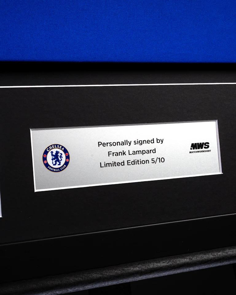 Limited Edition Framed Frank Lampard Shirt - 5