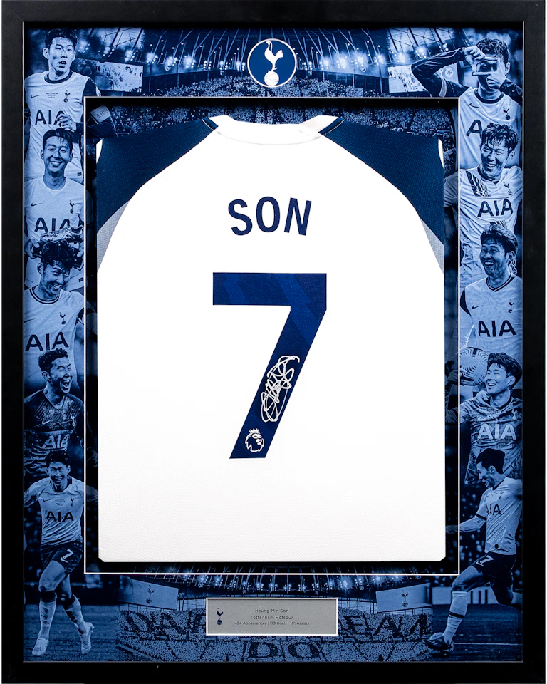 Heung-Min Son Signed Framed Home Shirt 2025/26 Premium | EU