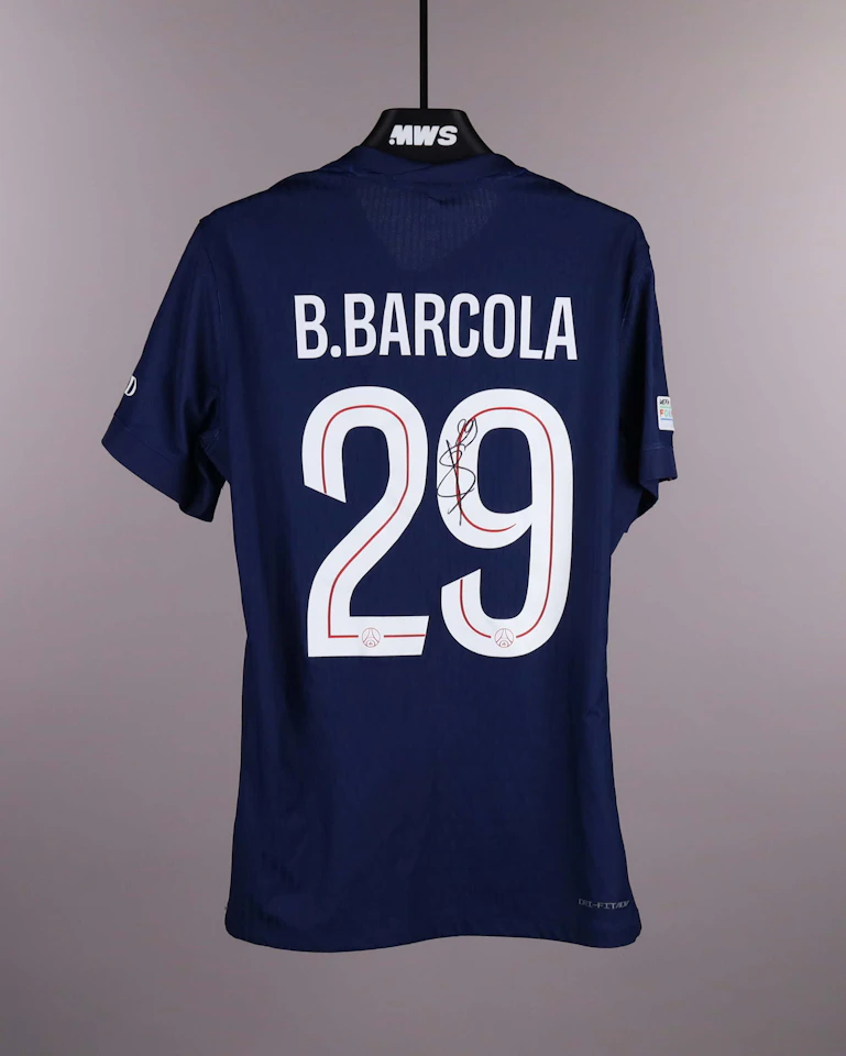 Paris Saint-Germain-Trikot von Bradley Barcola