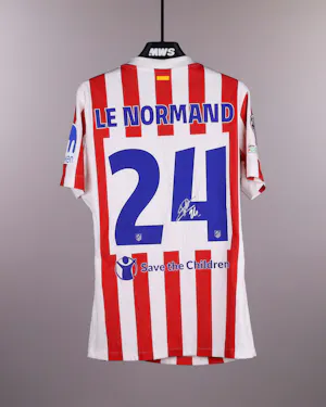Robin Le Normand Atlético de Madrid camisa.