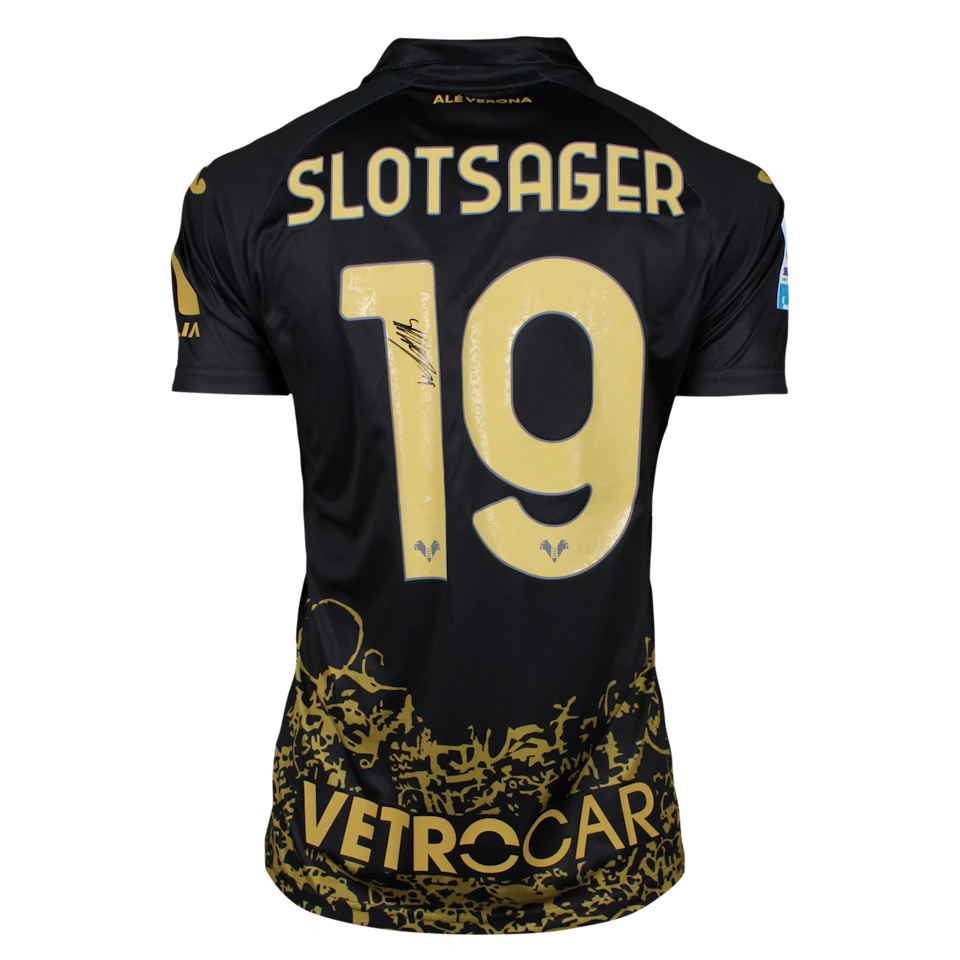 Shirt van Tobias Slotsager Hellas Verona FC