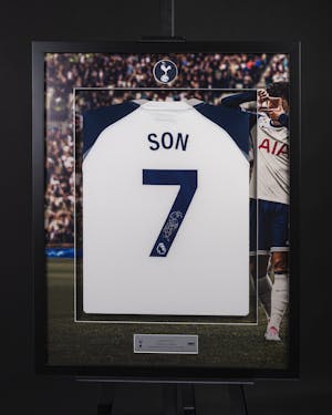 Signed Framed Shirt - 2 Tottenham Hotspur shirt