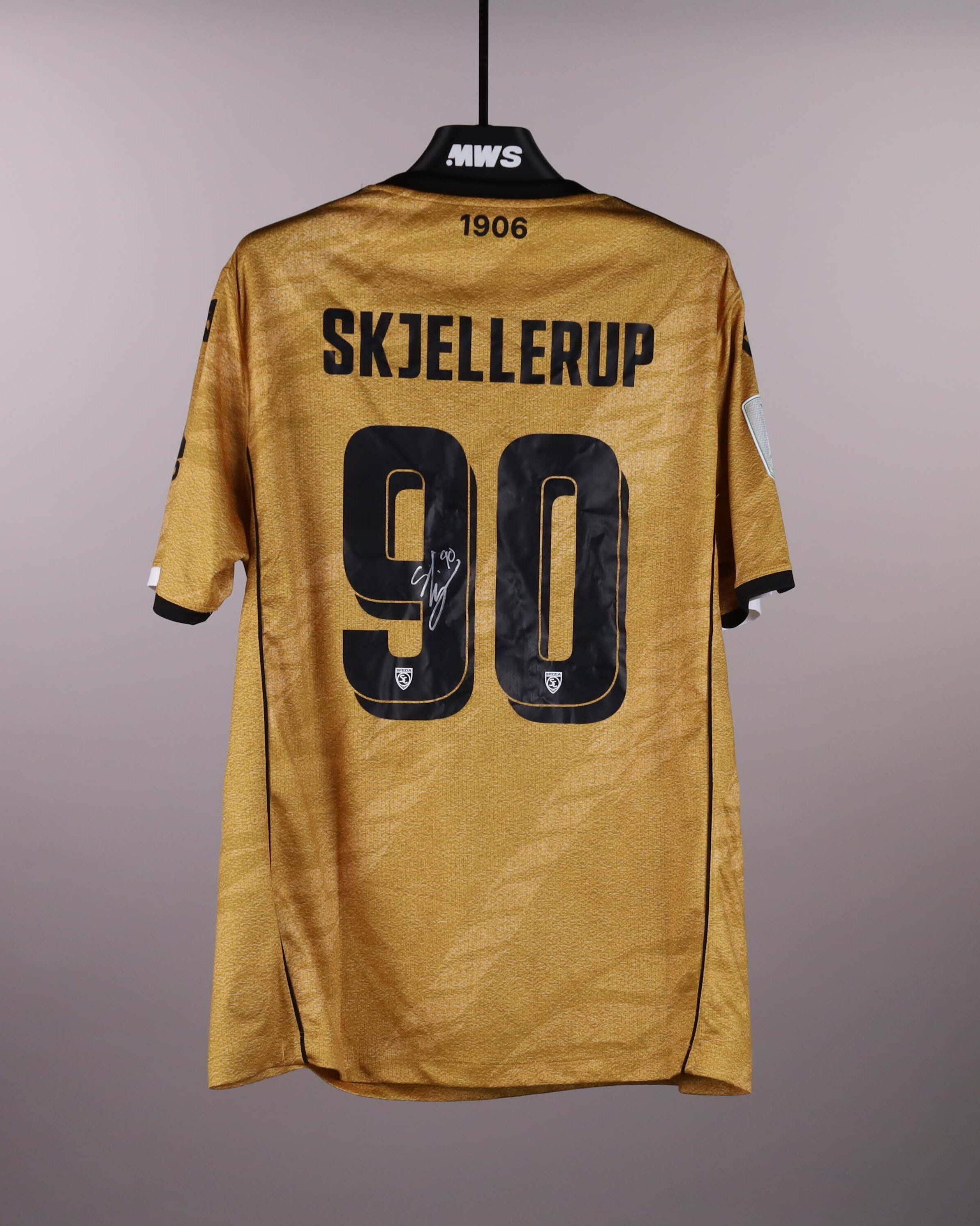 Laurs Skjellerup Spezia Calcio shirt