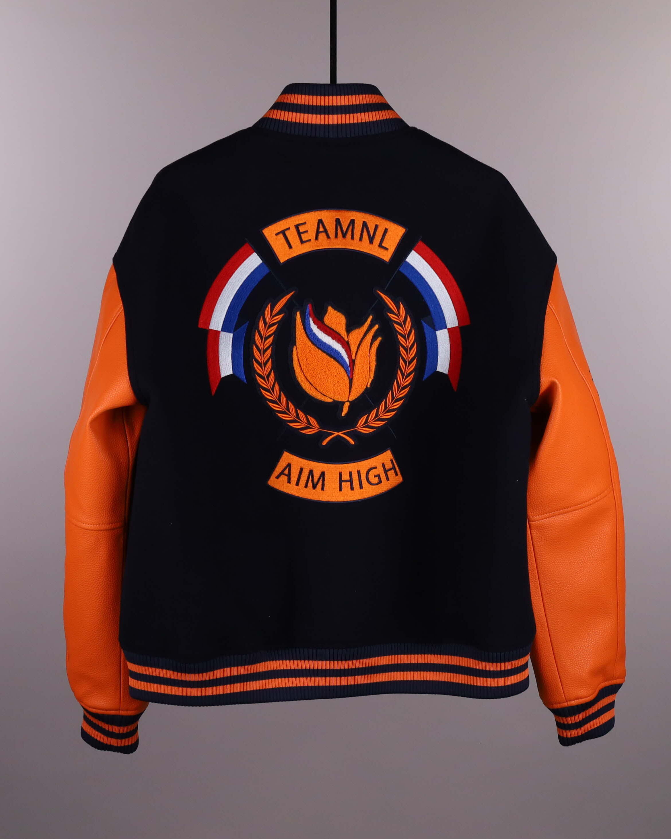 Kjeld Nuis | Denham TeamNL Varsity Jacket | MatchWornShirt