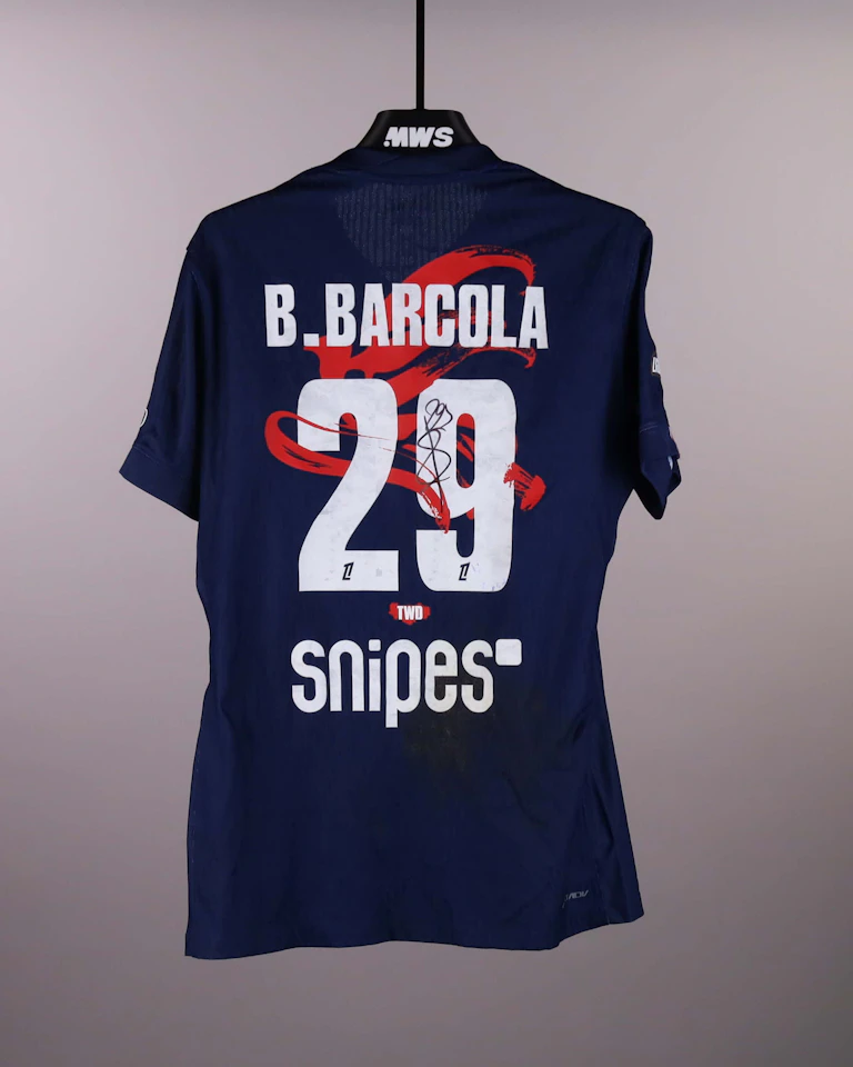 Bradley Barcola Paris Saint-Germain shirt