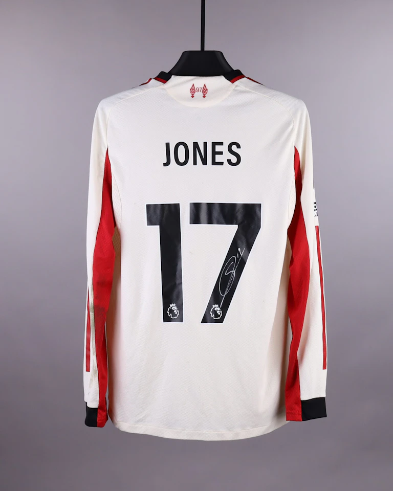 Curtis Jones Liverpool shirt