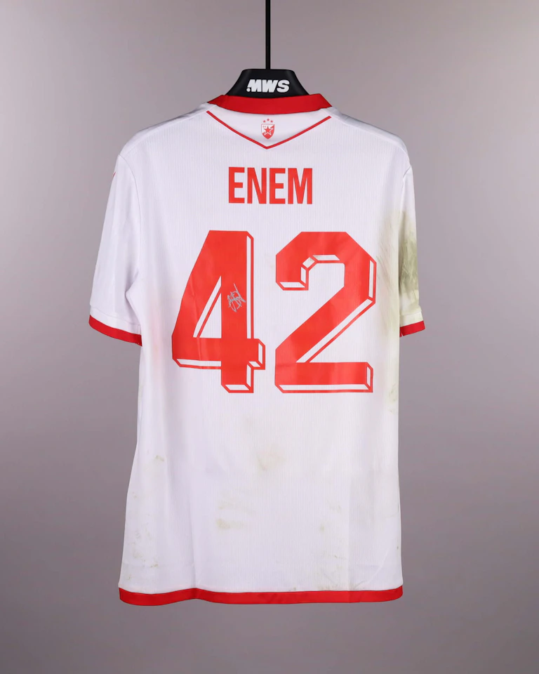 来自FK Crvena zvezda的Jay Ifeanyi-Junior Enem球衣