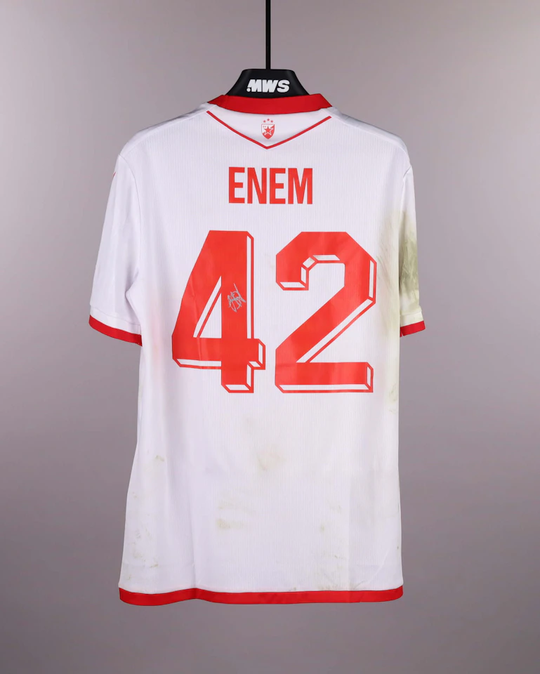 来自FK Crvena zvezda的Jay Ifeanyi-Junior Enem球衣