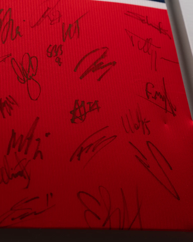 Framed Squad Signed Shirt