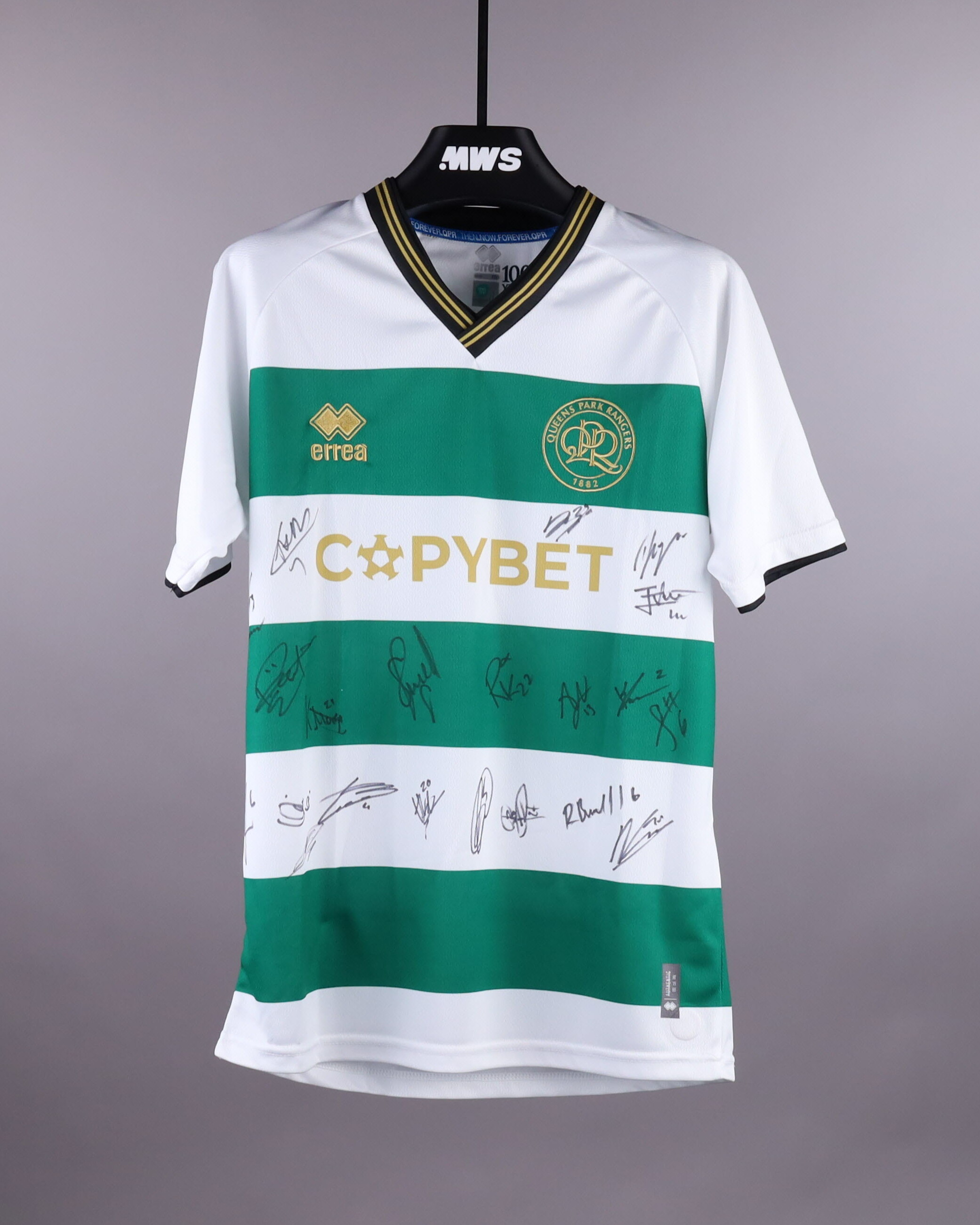入手不可能！ＱＰＲ(クィーンズパークレインジャース)スウェット Official Queens Park Rangers Soccer Game-Worn Jerseys Auctions