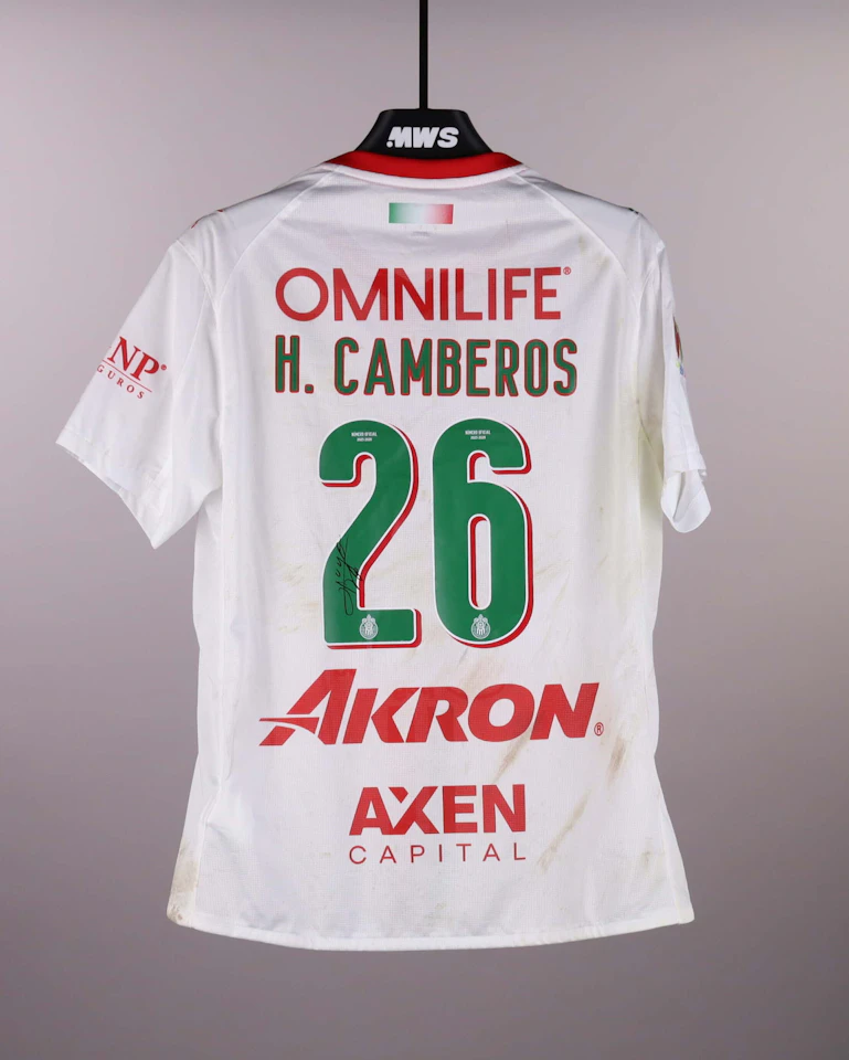 来自Chivas Guadalajara的Hugo Camberos Figueroa球衣