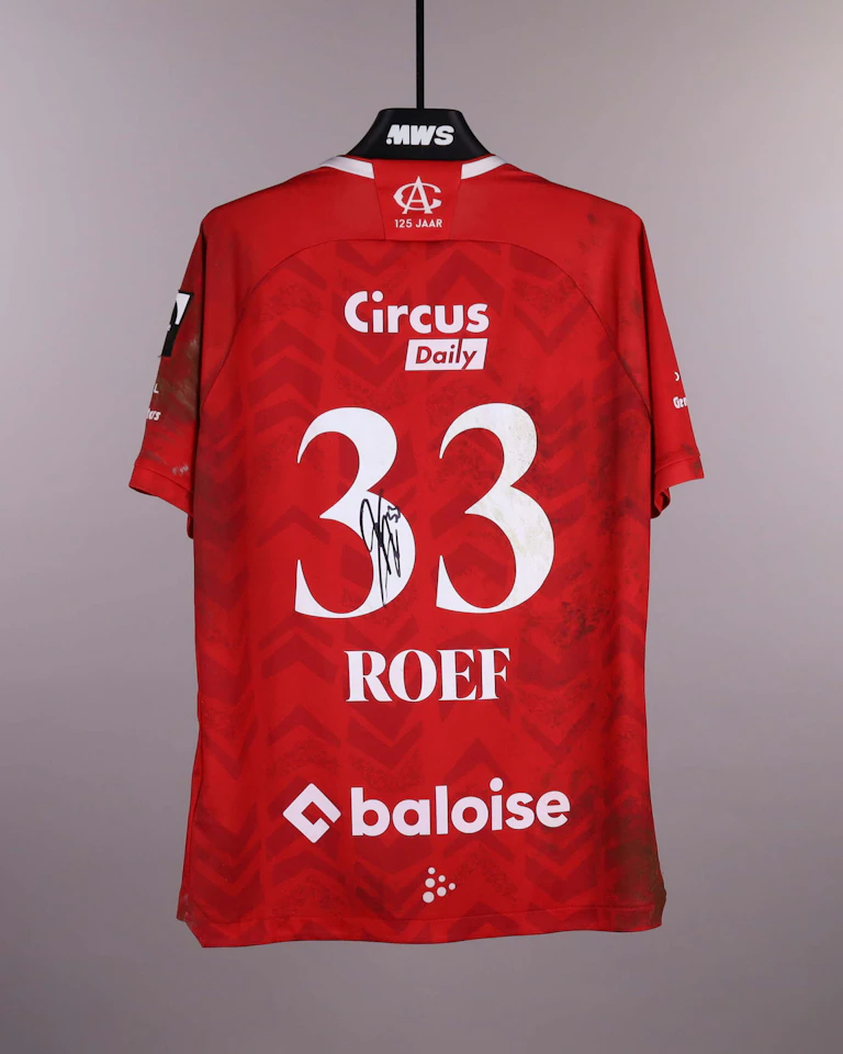 Davy Roef | KRC Genk - KAA Gent | MatchWornShirt