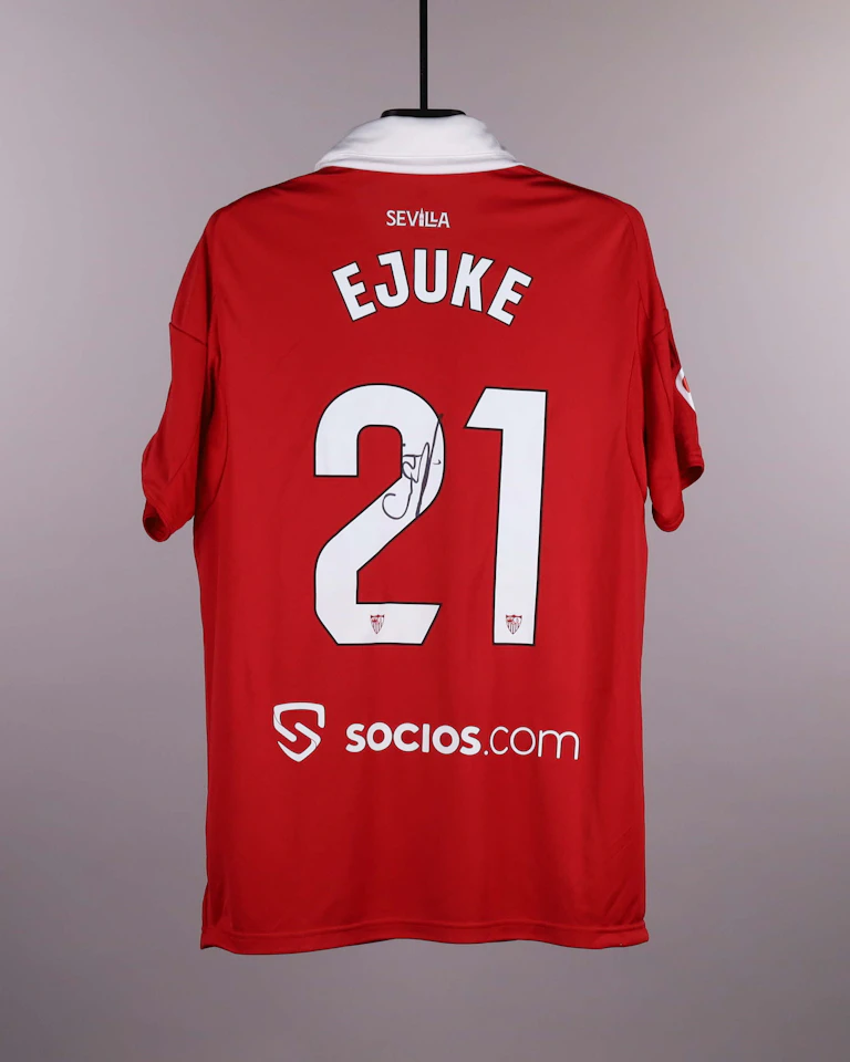 Chidera Ejuke | Sevilla FC | Real Betis - Sevilla FC | MatchWornShirt