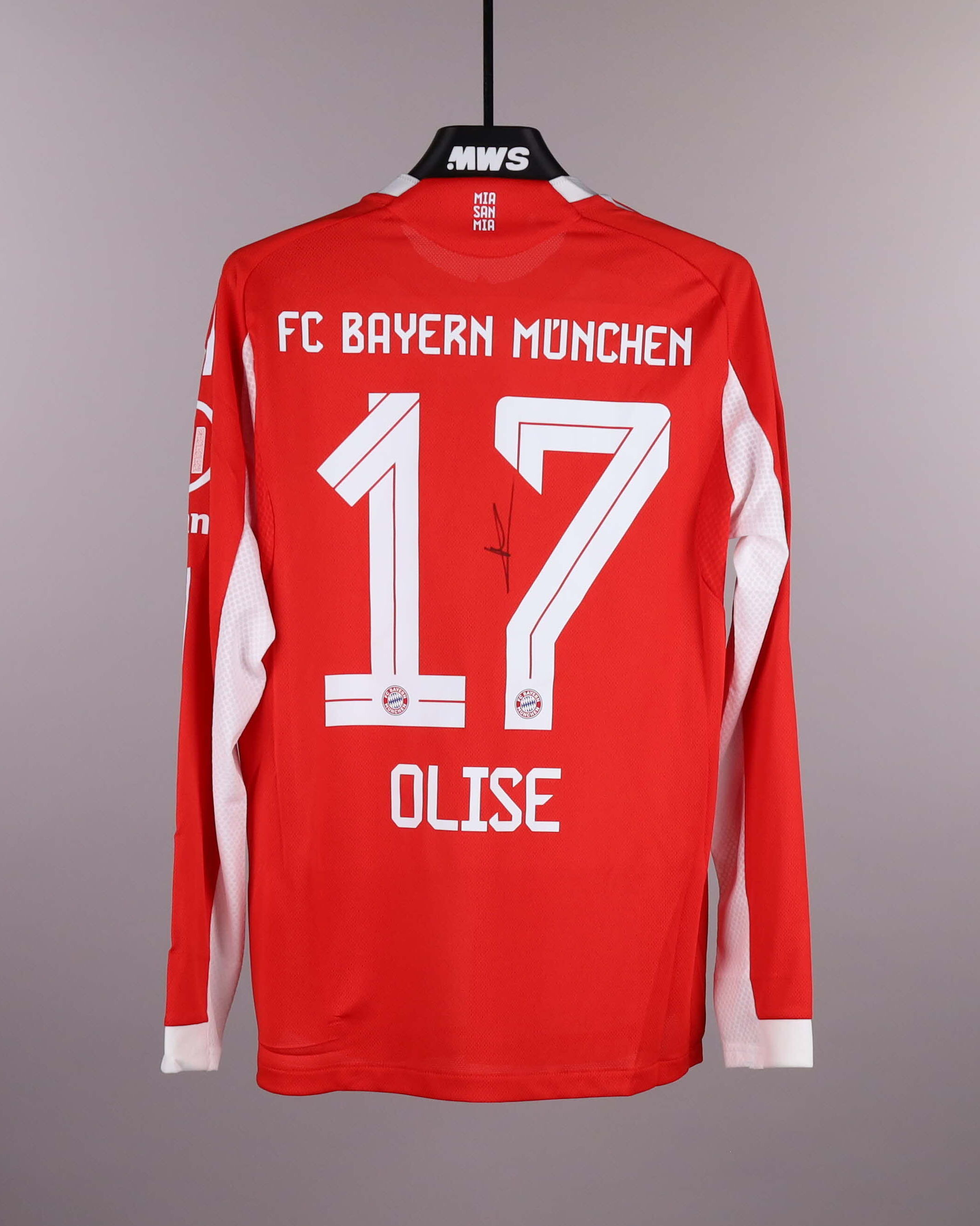 Michael Olise | Borussia Dortmund - FC Bayern München | MatchWornShirt