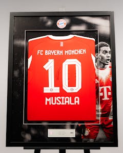 Jamal Musiala | Limited Edition Framed Signed Home Shirt