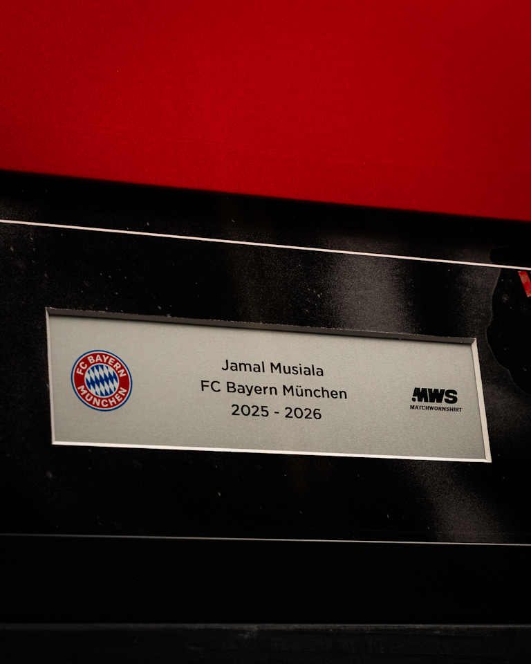 Jamal Musiala | Limited Edition Framed Signed Home Shirt