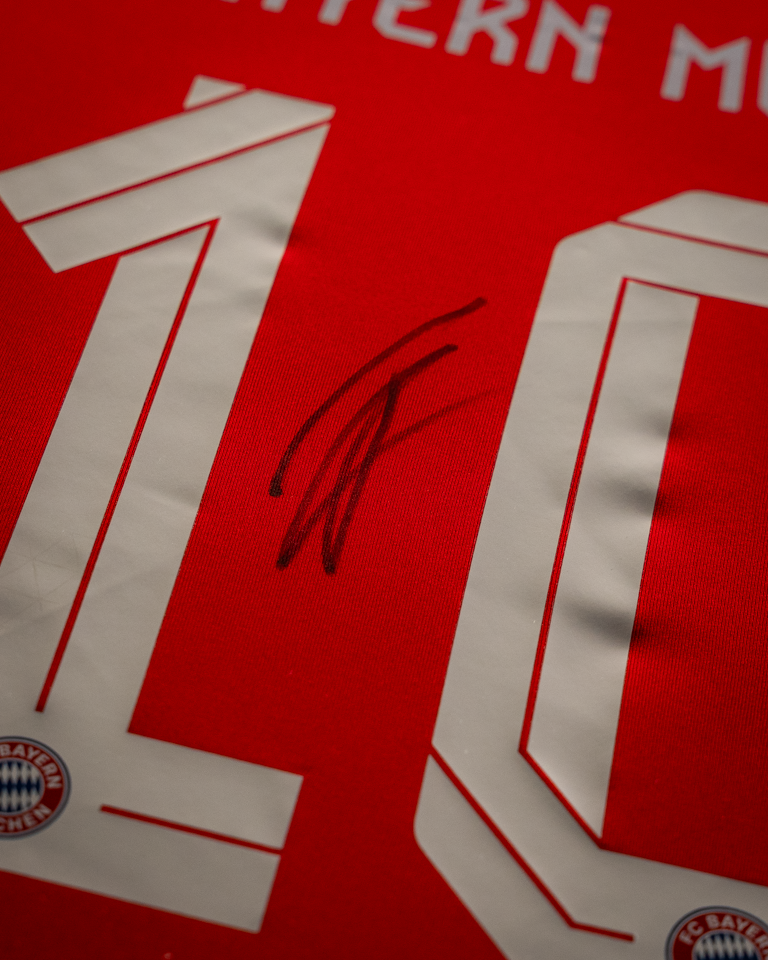 Jamal Musiala | Limited Edition Framed Signed Home Shirt