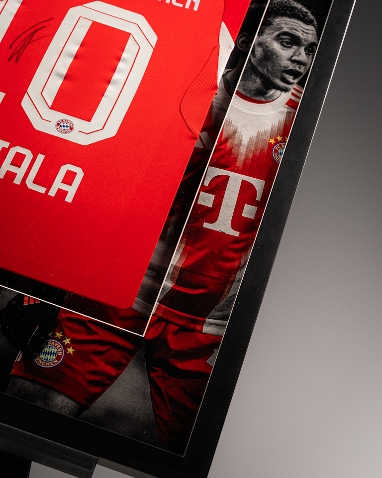 Jamal Musiala | Limited Edition Framed Signed Home Shirt