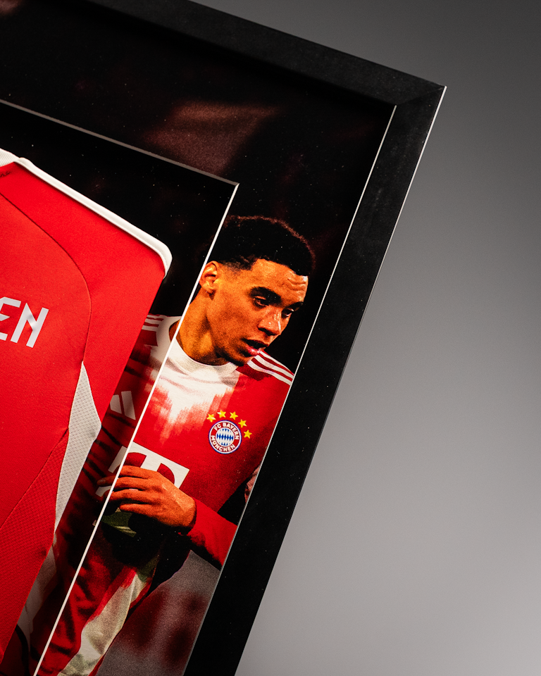 Jamal Musiala | Limited Edition Framed Signed Home Shirt