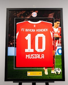 Jamal Musiala | Limited Edition Framed Signed Home Shirt
