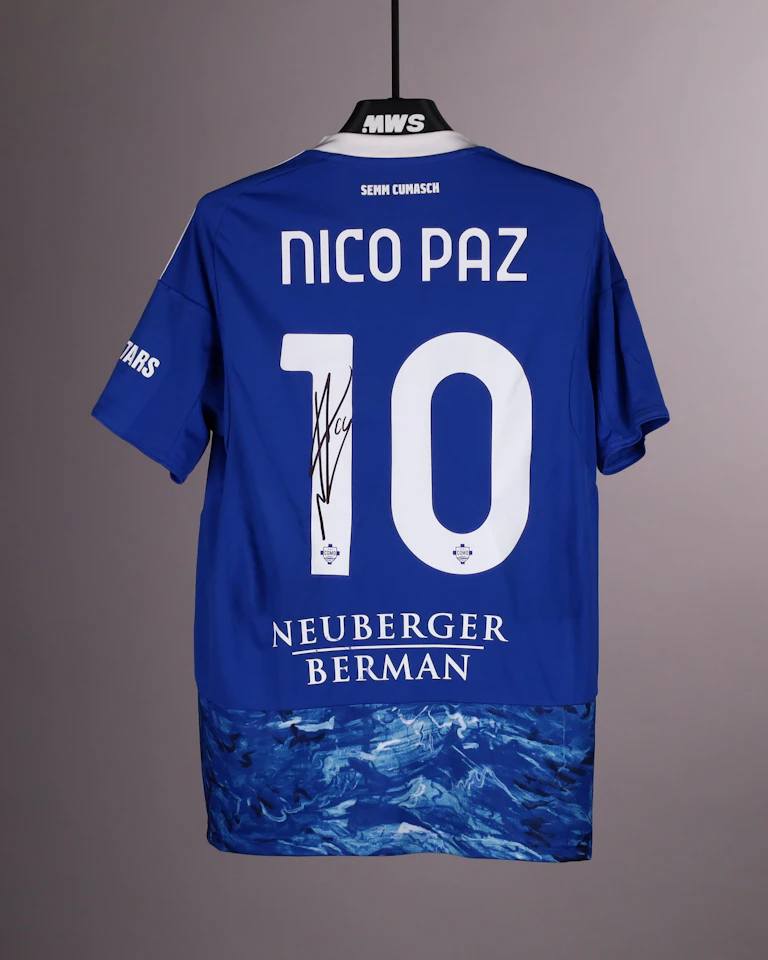Nico Paz Como 1907 jersey