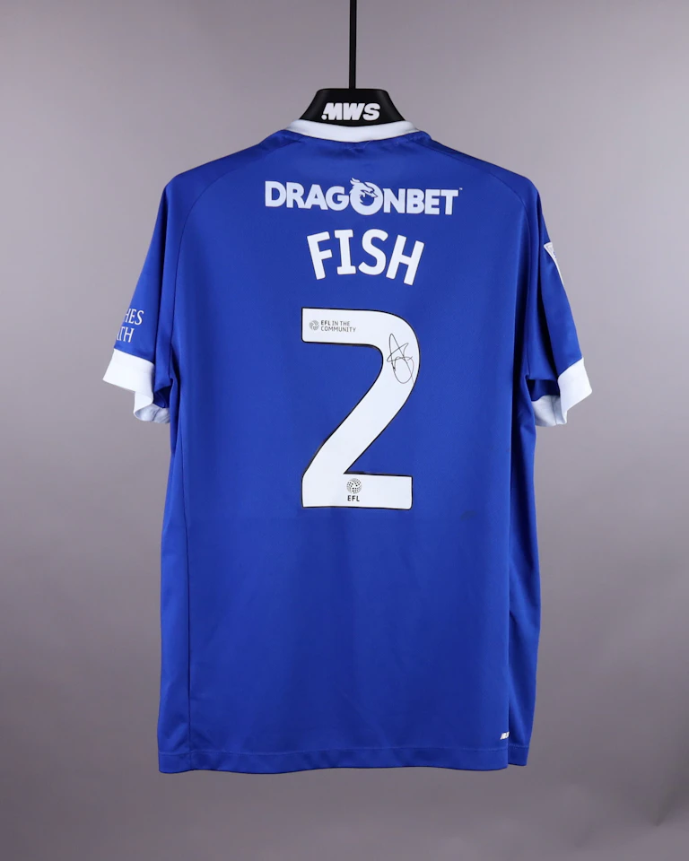 William Fish | Cardiff City FC - Lincoln City | MatchWornShirt