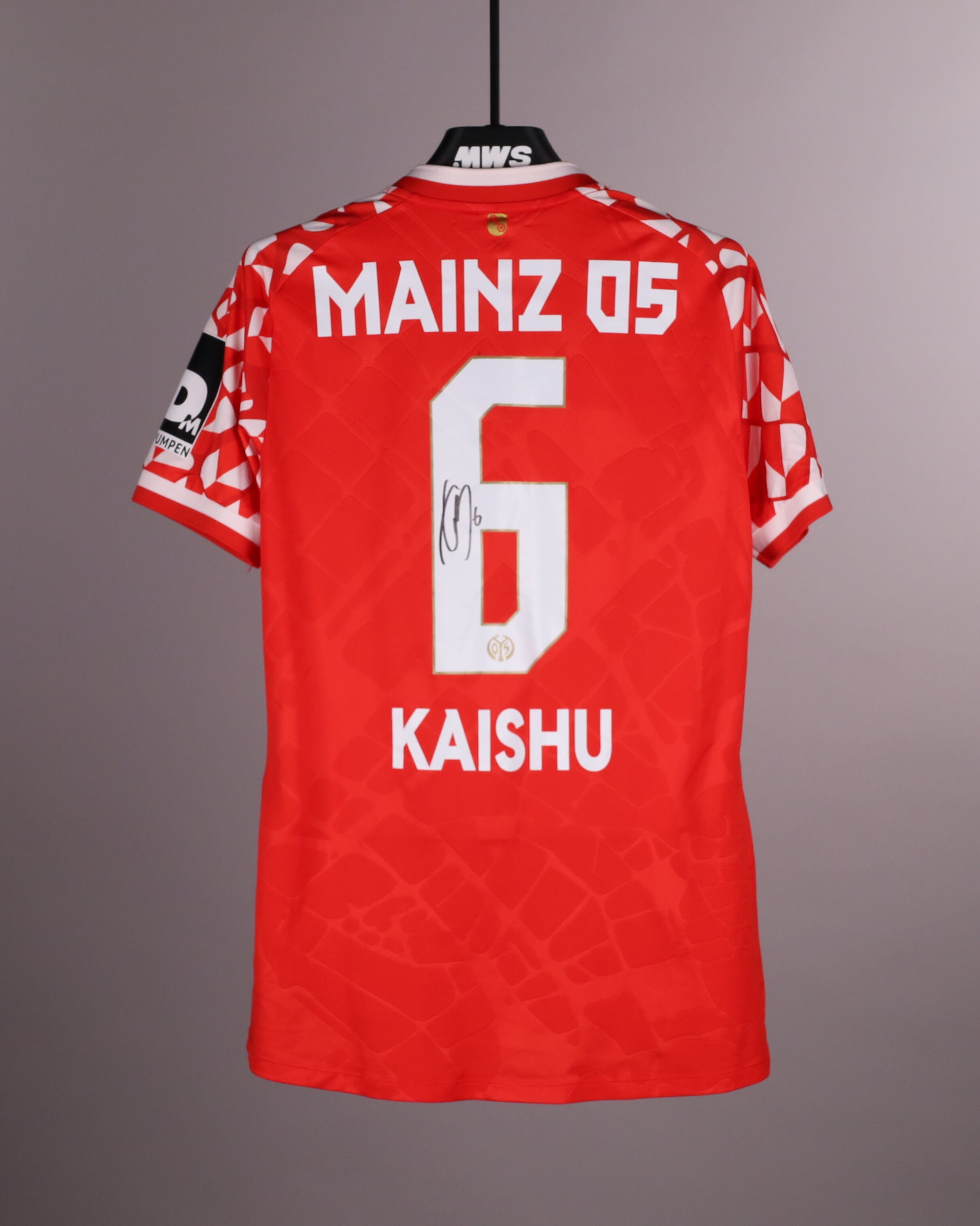 Kaishu Sano 佐野海舟| Mainz 05 - VfB Stuttgart | MatchWornShirt