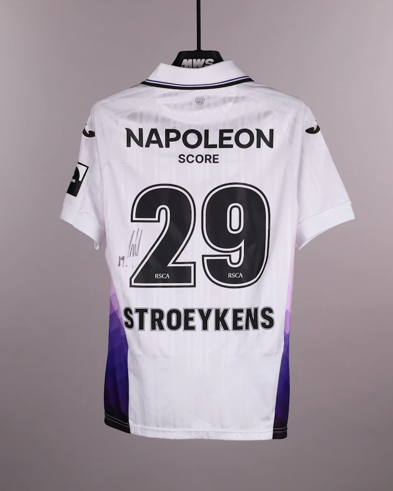 Mario Stroeykens RSC Anderlecht shirt