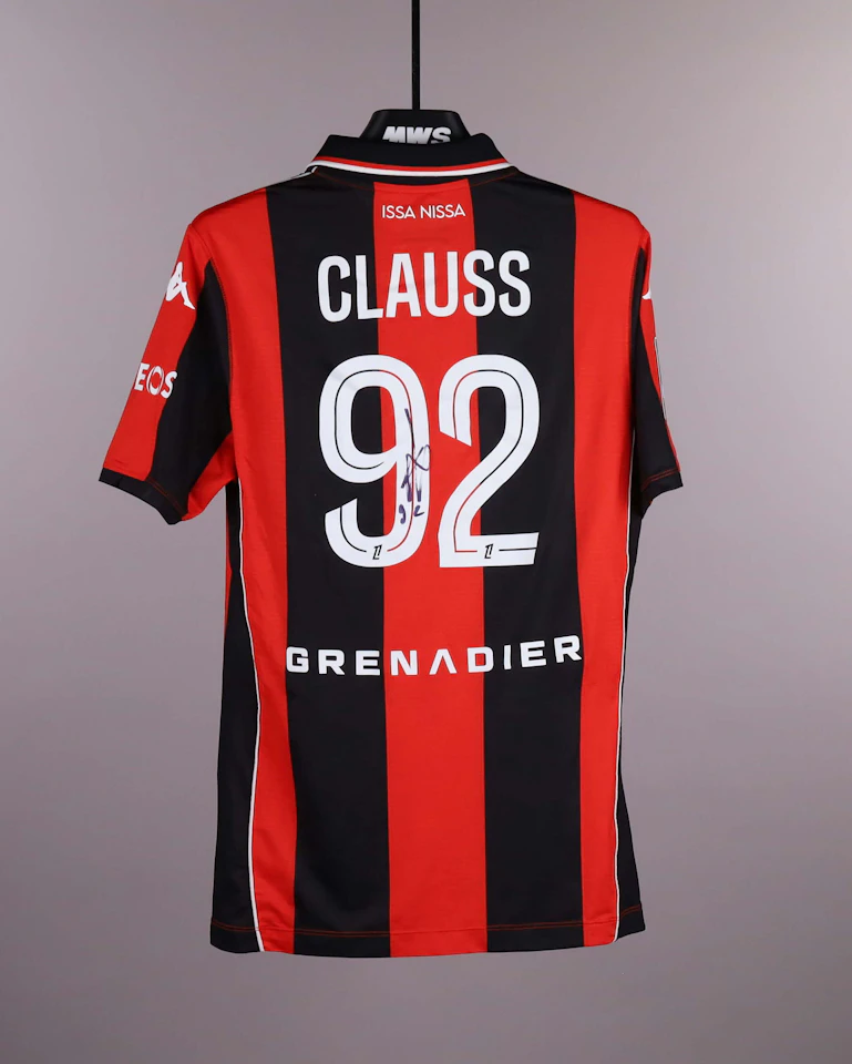 来自OGC Nice的Jonathan Clauss球衣