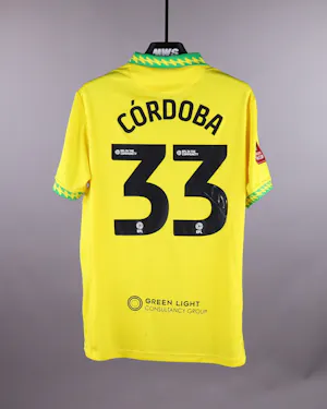 Norwich City-Trikot von José Angel Cordoba Chambers