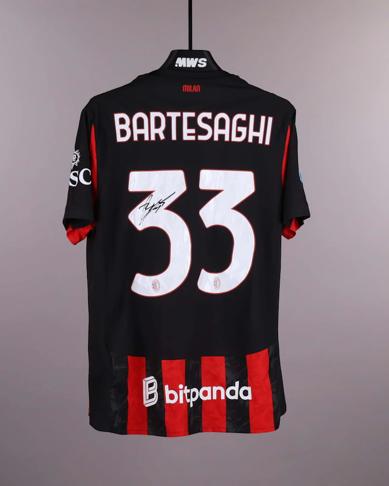 来自AC Milan的Davide Bartesaghi球衣