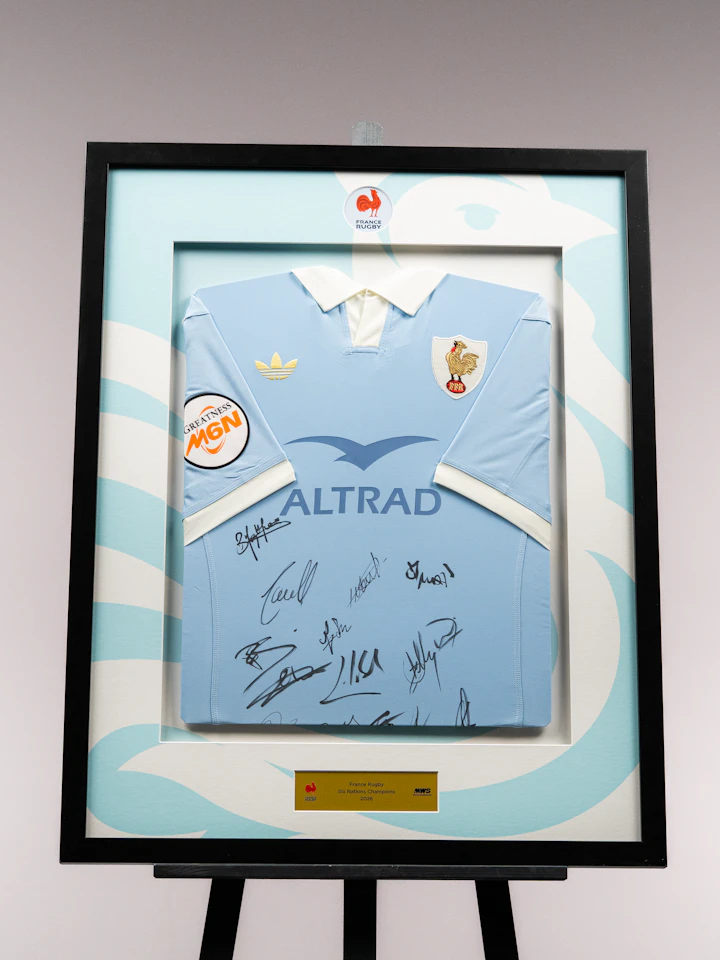 Limited Edition Framed Crunch Squad Signed Shirt