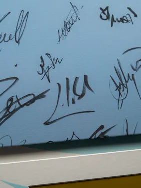 Limited Edition Framed Crunch Squad Signed Shirt