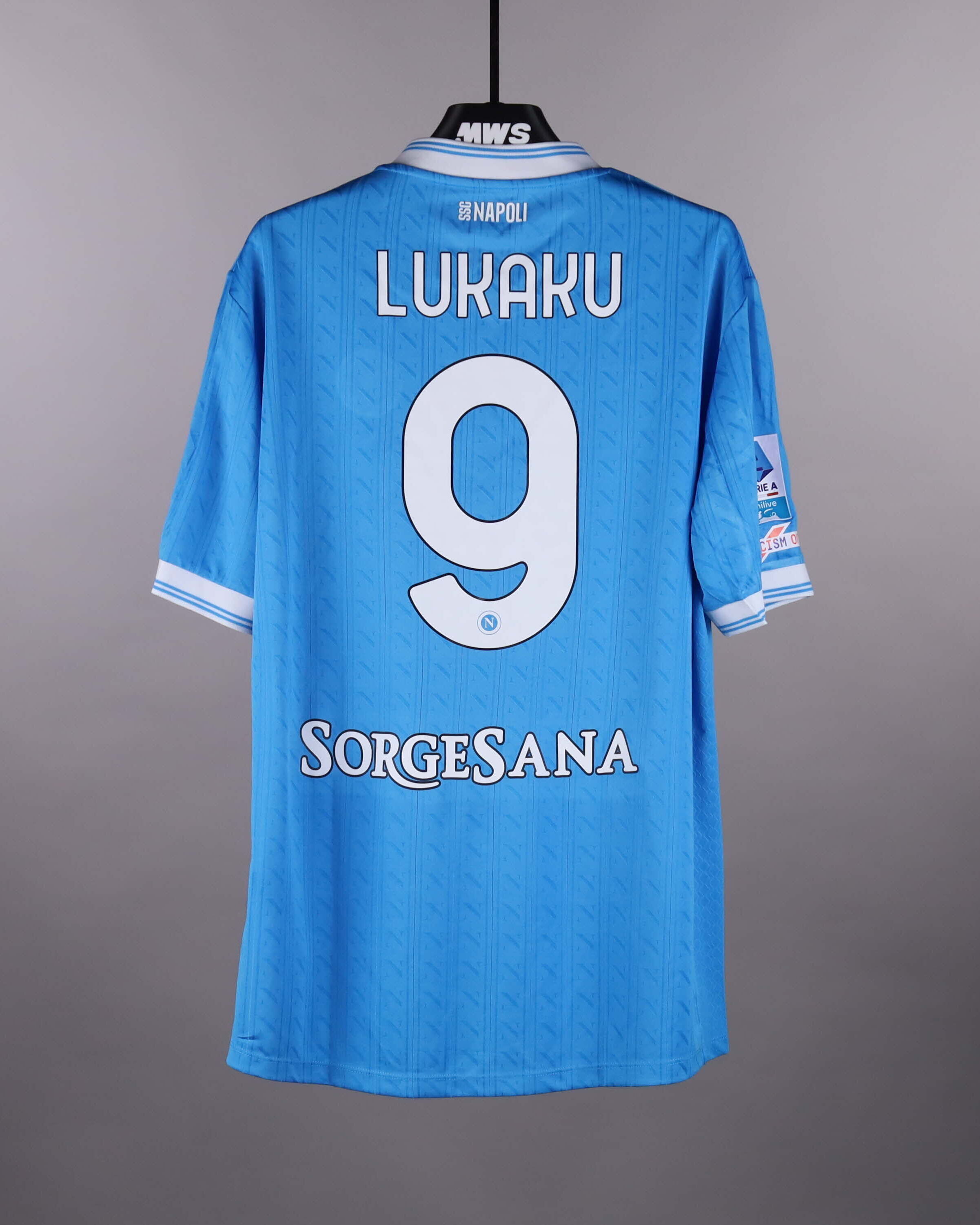 SSC Napoli LUKAKU 9 ユニフォーム Romelu Lukaku | SSC Napoli | SSC Napoli - US Lecce | MatchWornShirt