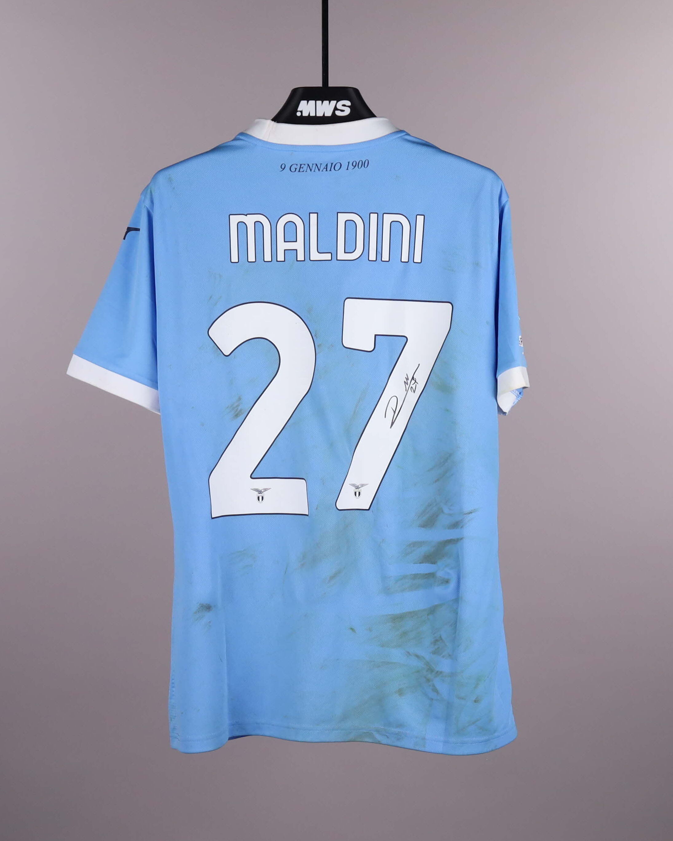 Daniel Maldini | SS Lazio - AC Milan | MatchWornShirt