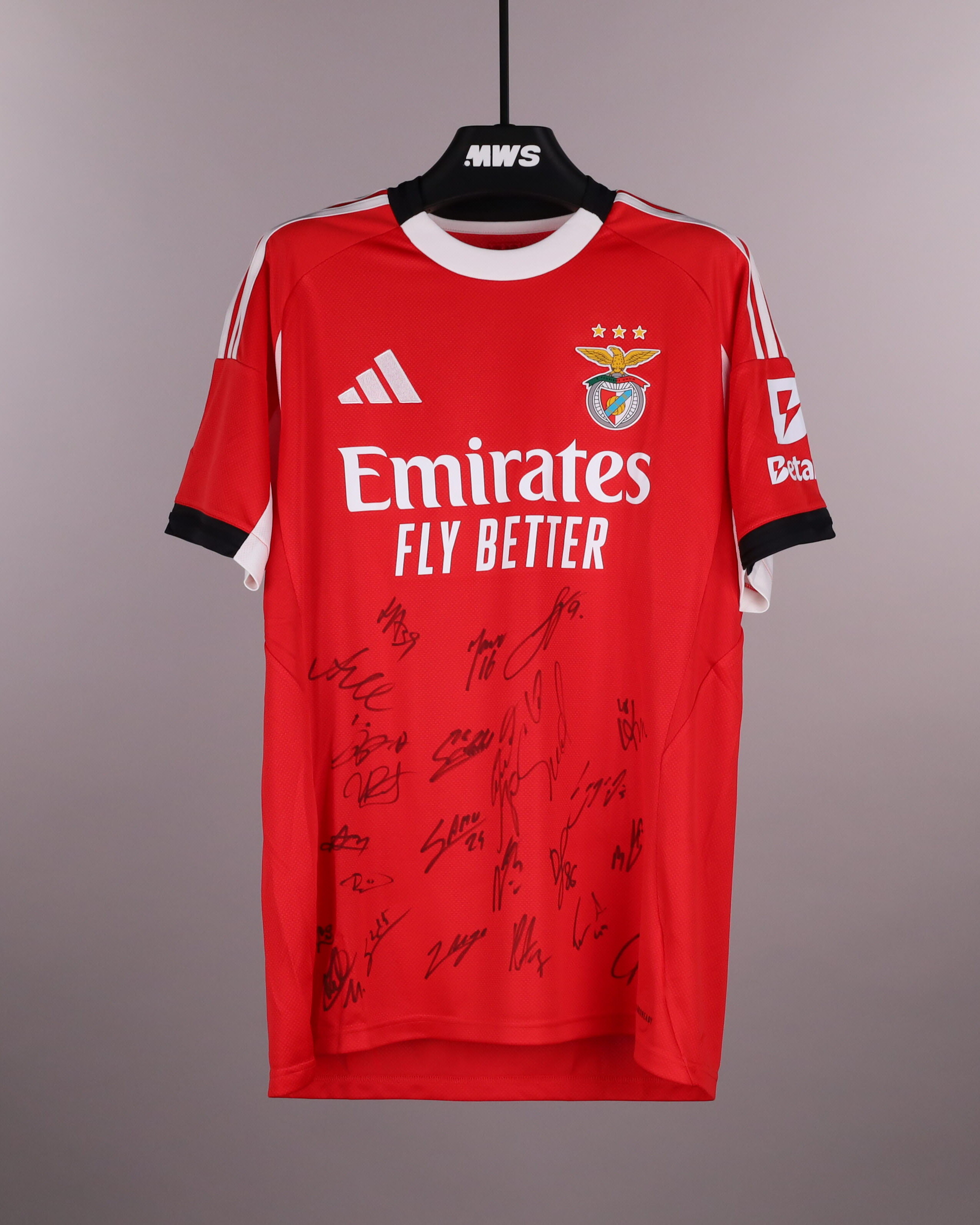 Official SL Benfica Football Match-Worn Shirts Auctions