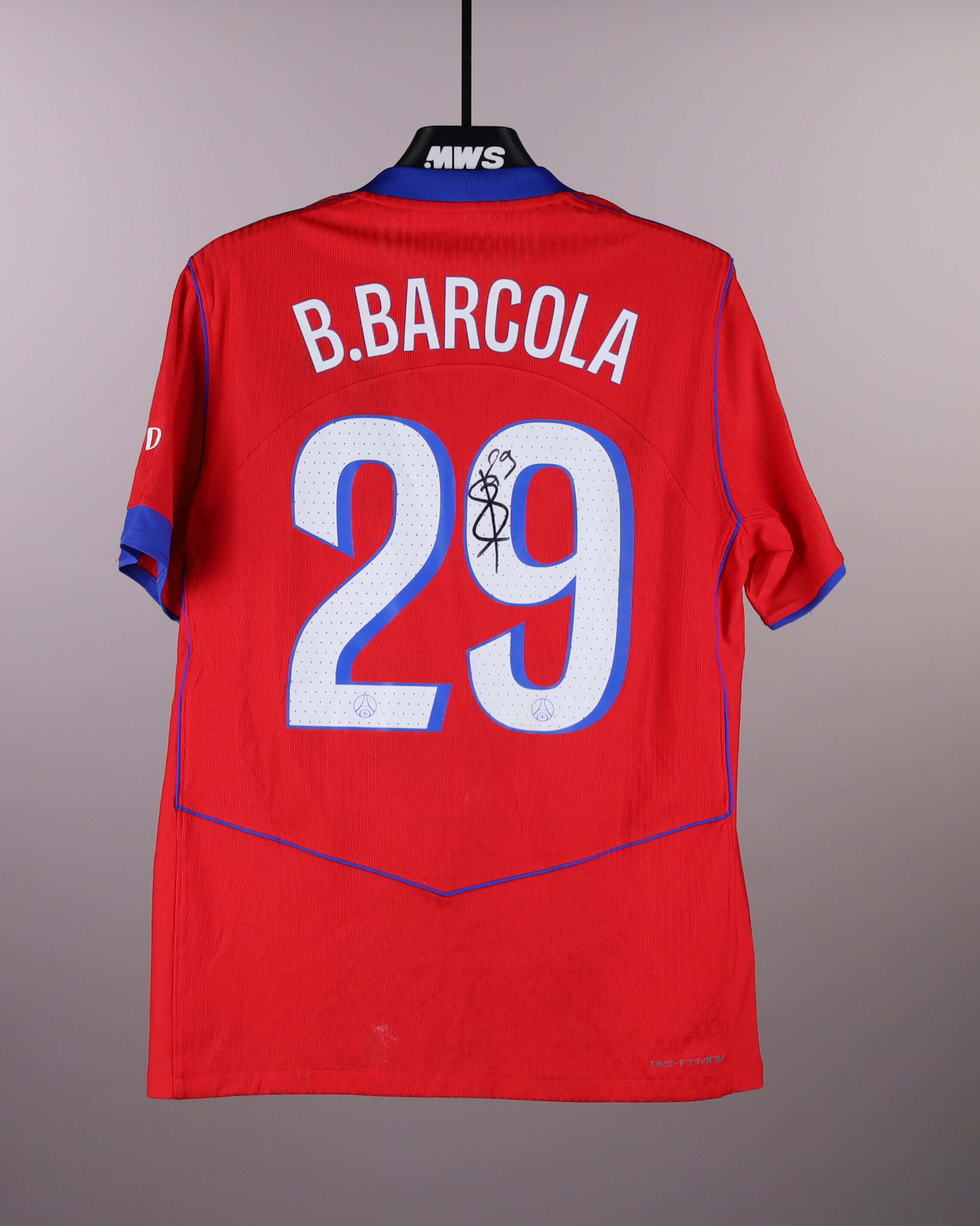 Bradley Barcola Paris Saint-Germain shirt