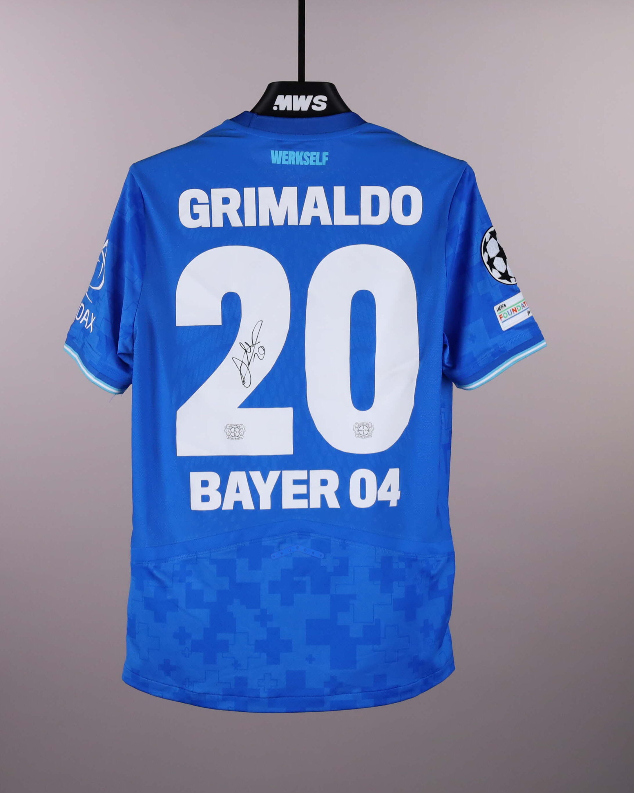 Alejandro Grimaldo | Arsenal - Bayer Leverkusen | MatchWornShirt