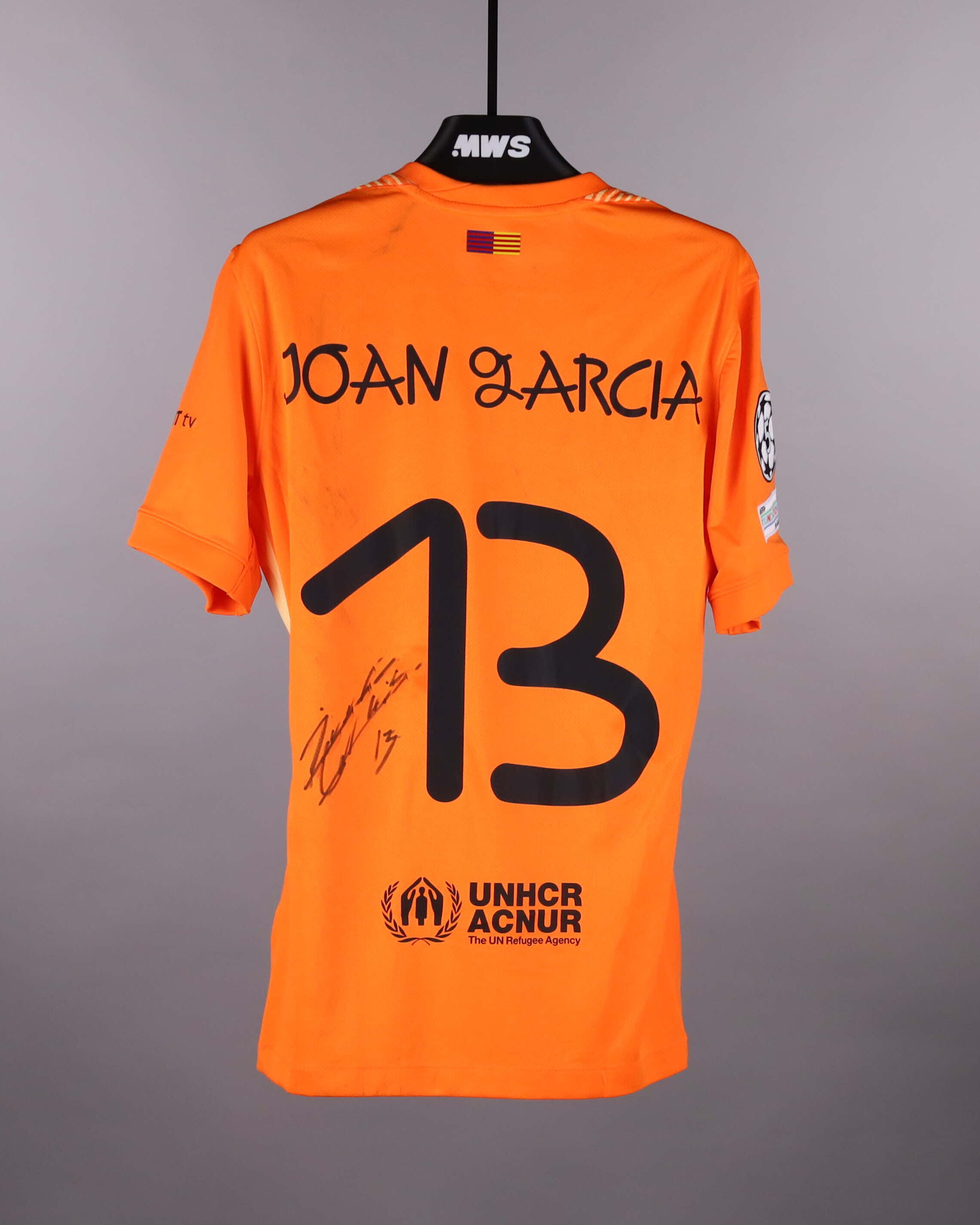 Joan García | FC Barcelona - Newcastle United | MatchWornShirt
