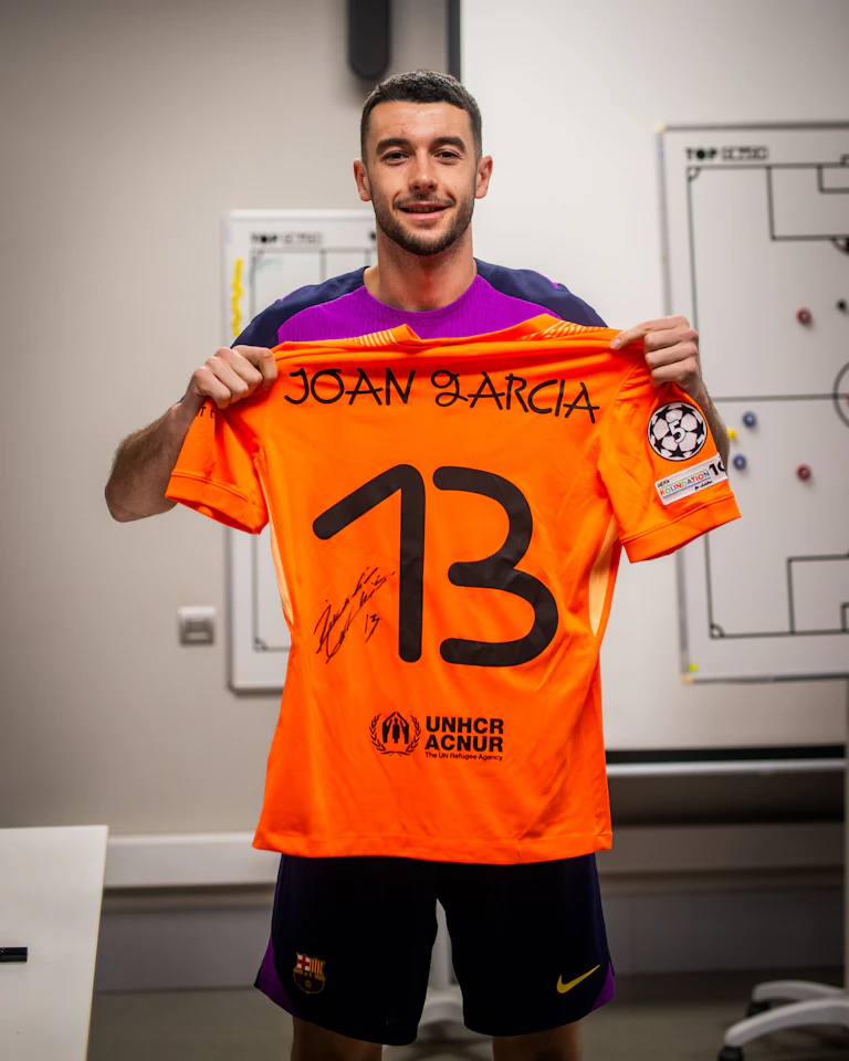 Camisola de Joan García, FC Barcelona