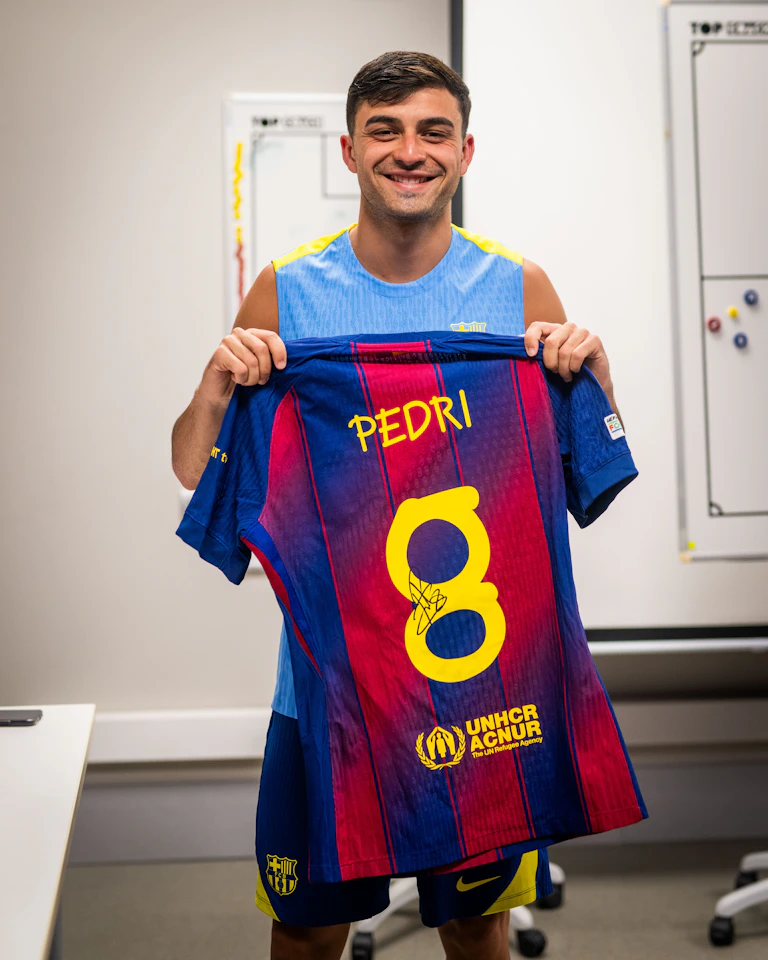 Pedri González FC Barcelona camisa.