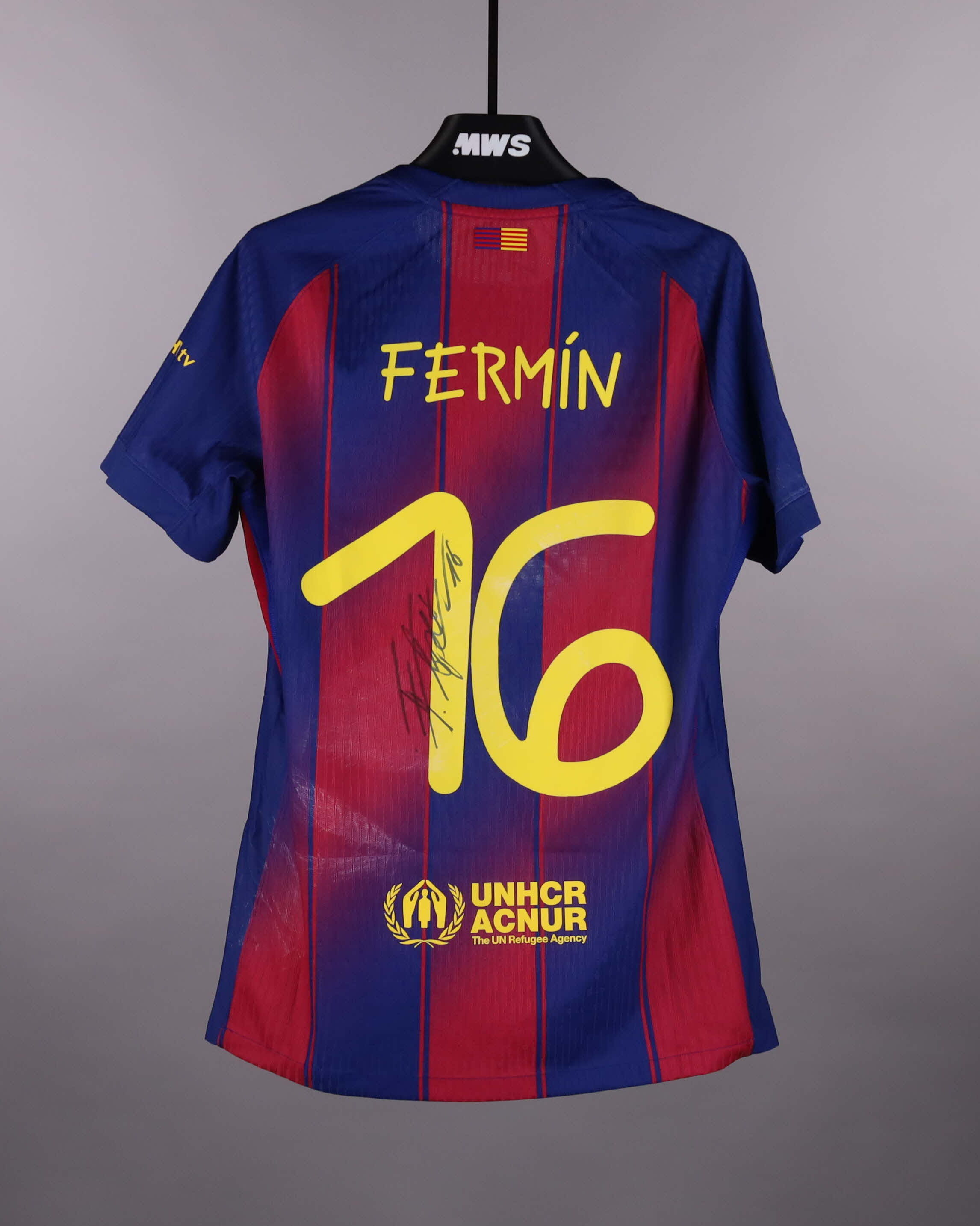 Fermín López | FC Barcelona - Newcastle United | MatchWornShirt