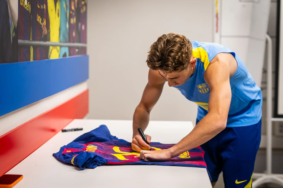 Fermín López FC Barcelona forması