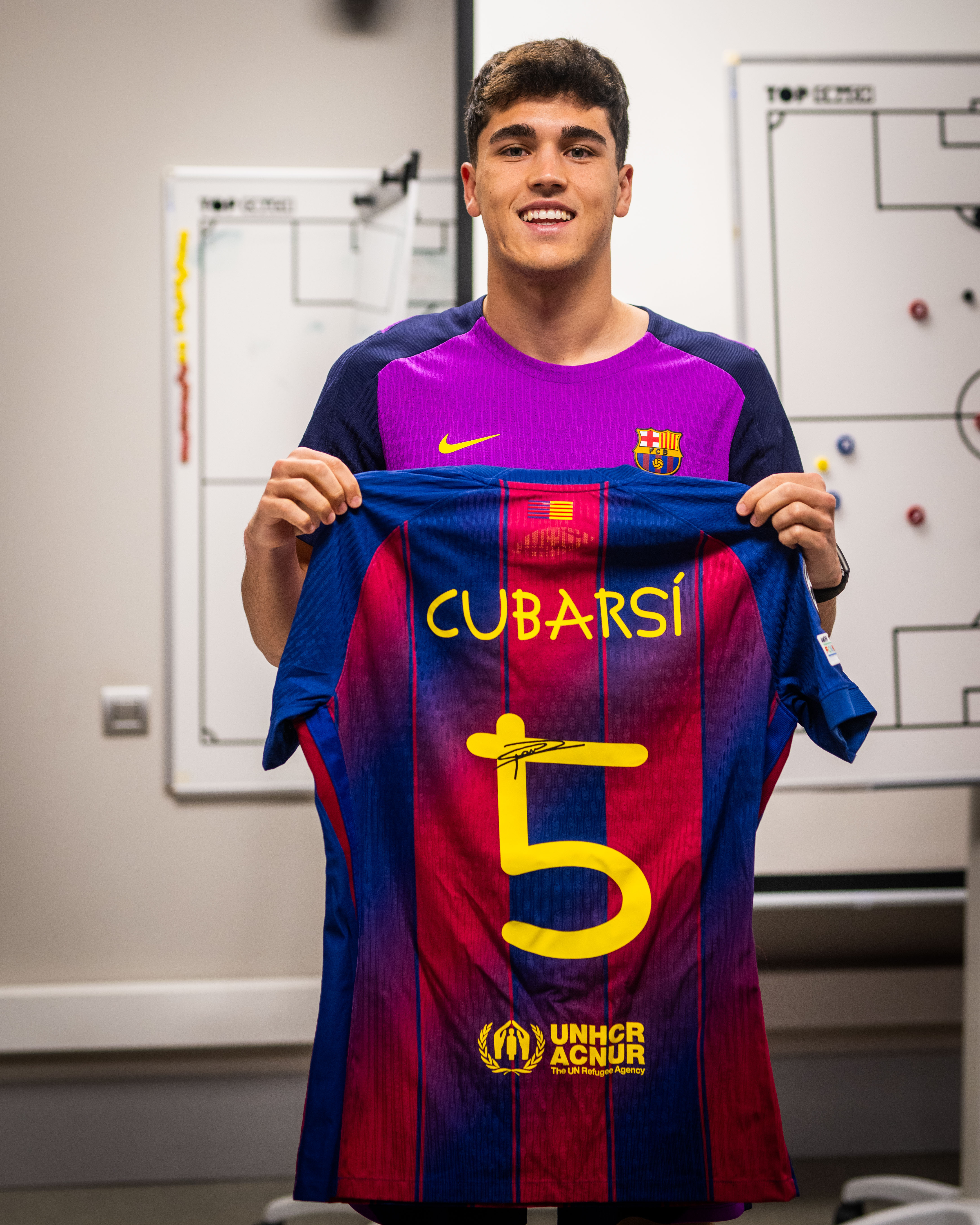 Pau Cubarsí | FC Barcelona - Newcastle United | MatchWornShirt