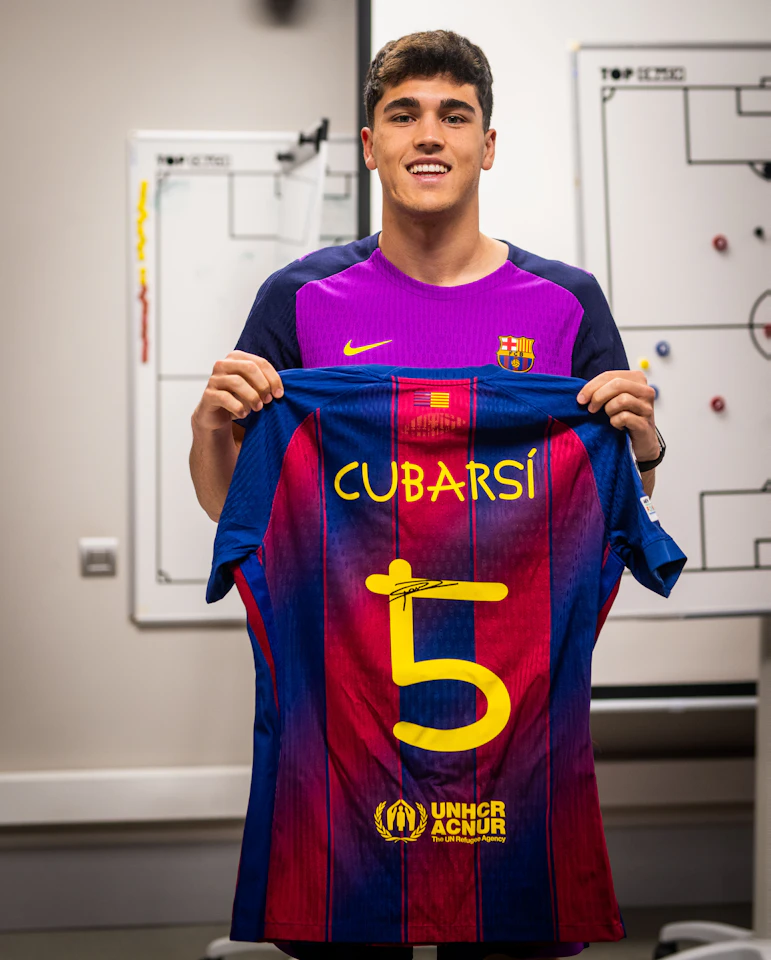 Camiseta Pau Cubarsí FC Barcelona